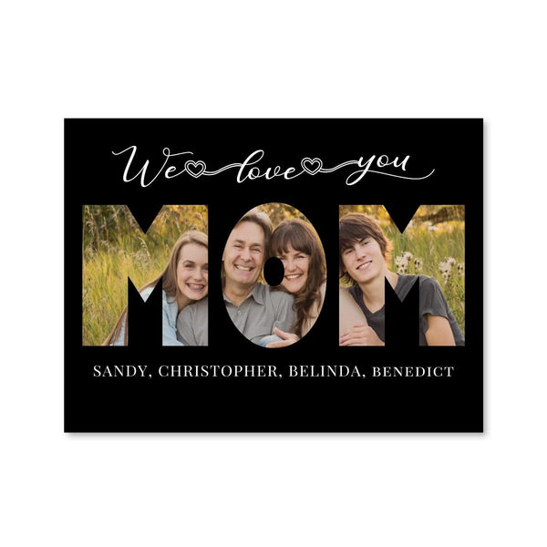 Moms Gift Canvas Art Clock Canvas