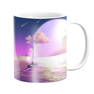 Moonlight Dream Mug Mug White Clock Canvas