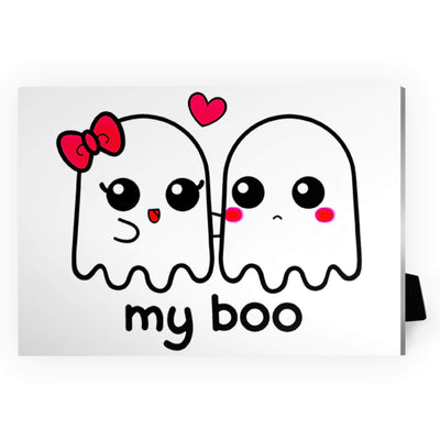 My Boo Desktop Canvas Desktop Canvas 18 x 13cm Clock Canvas