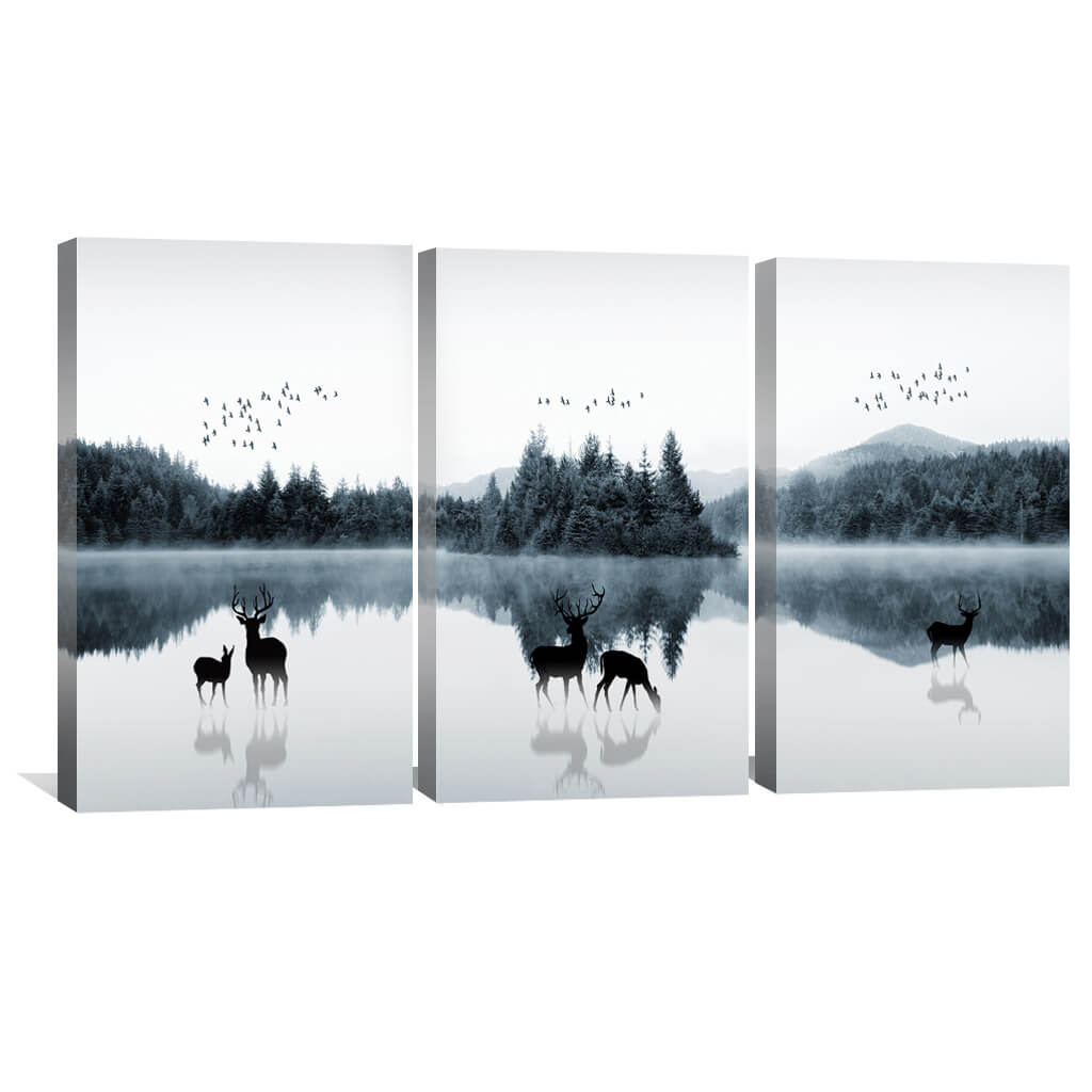 Hoogland wimper Indringing Mystical Lake Canvas – ClockCanvas