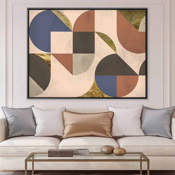 Pattern in the Mundane Canvas Art 45 x 30cm / Unframed Canvas Print Clock Canvas