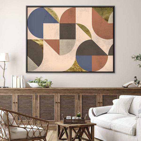 Pattern in the Mundane Canvas Art Clock Canvas