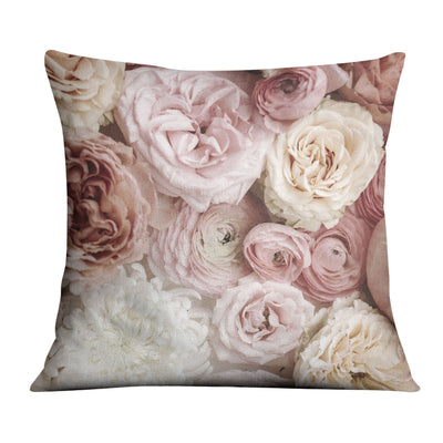 Peonies Cushion Cushion Cushion Square Clock Canvas