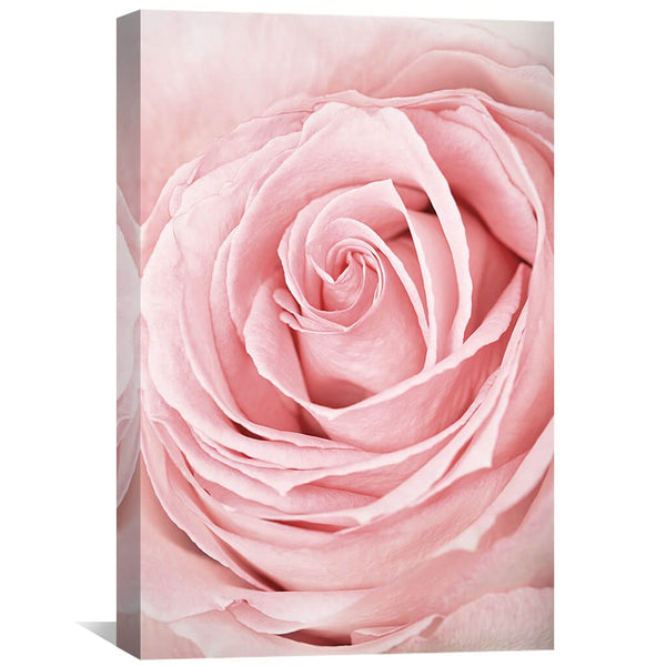 Pink Flower Canvas Art 40 x 60cm / Unframed Canvas Print Clock Canvas