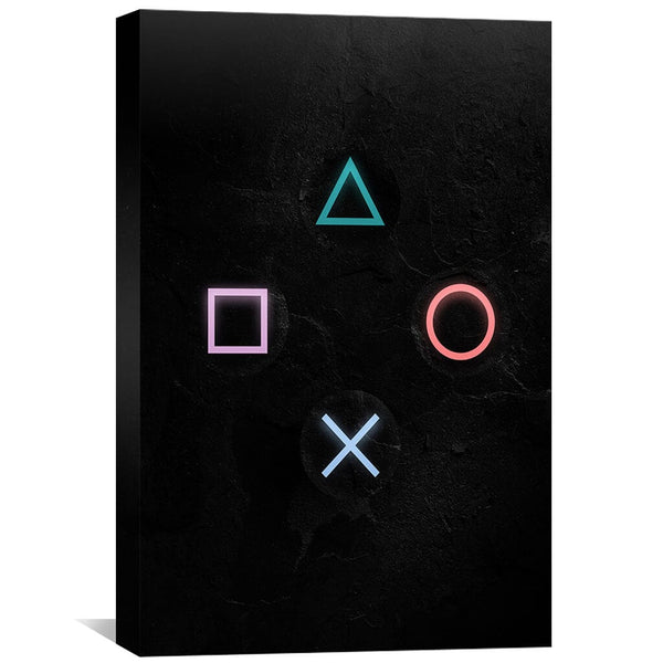 Play Station 2 Canvas Art 30 x 45cm / Unframed Canvas Print Clock Canvas