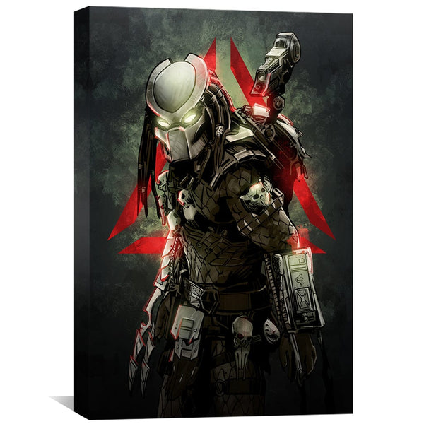 Predator 2 Canvas Art Clock Canvas