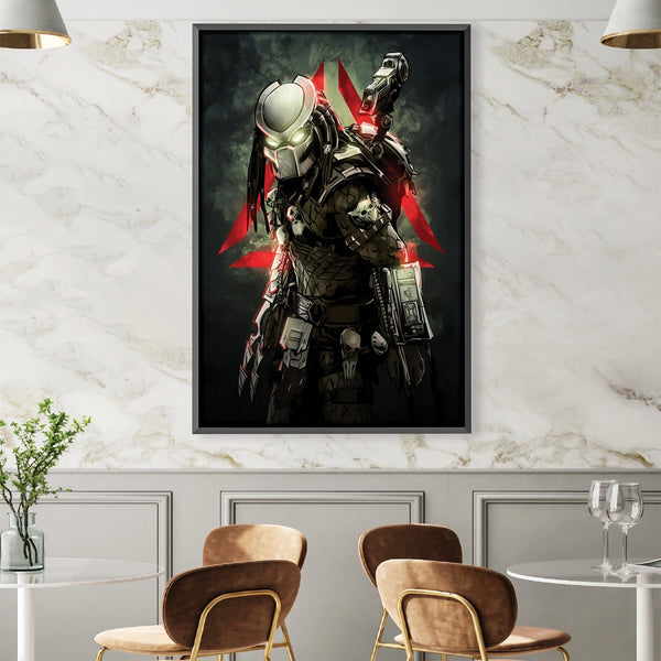 Predator 2 Canvas Art 30 x 45cm / Unframed Canvas Print Clock Canvas