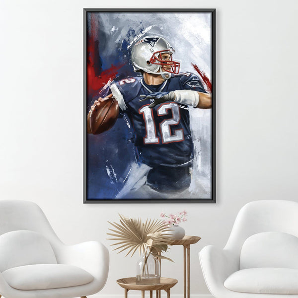 Prime Brady Canvas Art 30 x 45cm / Unframed Canvas Print Clock Canvas