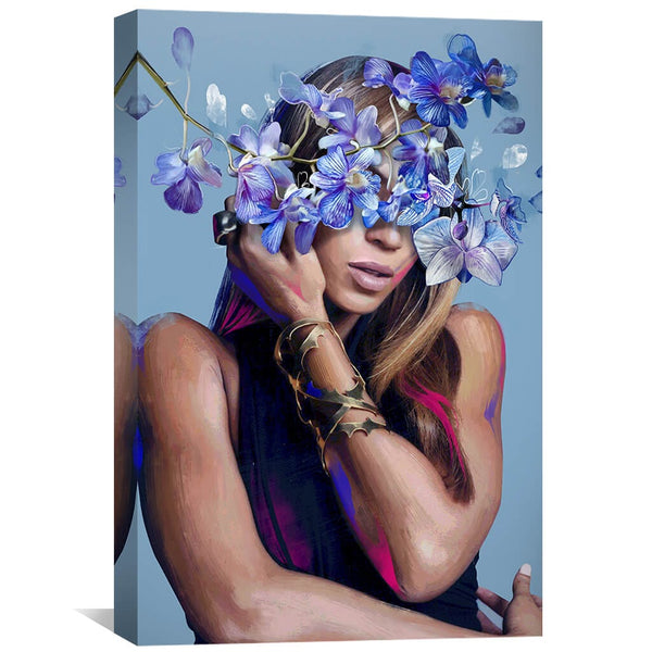 Queen B Canvas Art 30 x 45cm / Unframed Canvas Print Clock Canvas