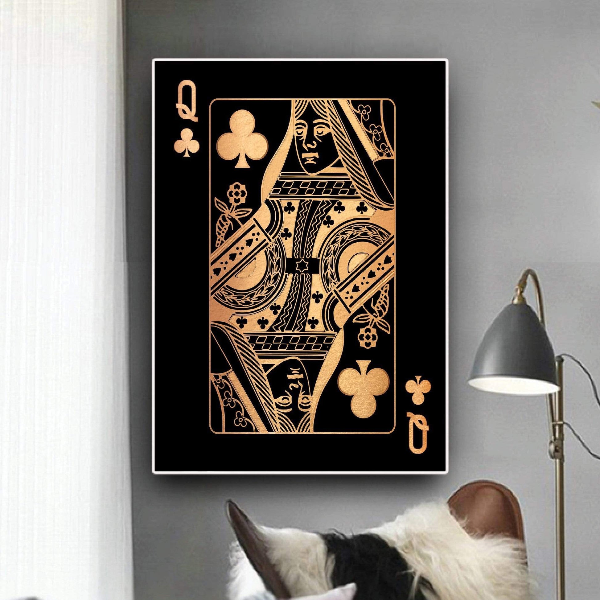 queen of clubs art