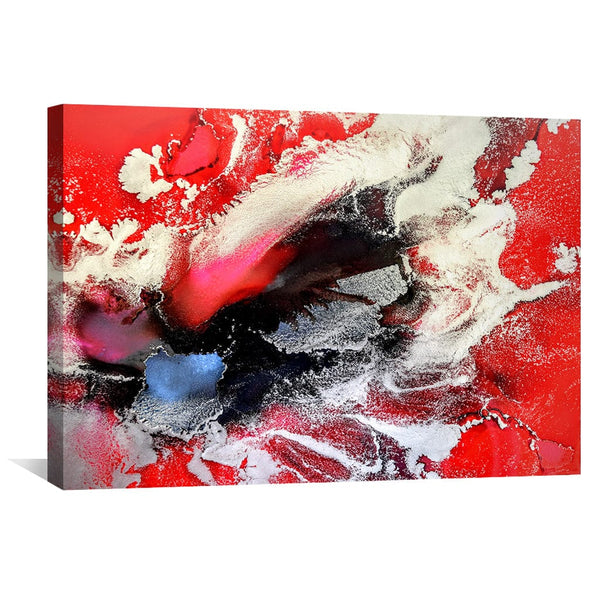 Red Dream Canvas Art Clock Canvas