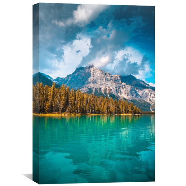 Ripples of Color Canvas Art Clock Canvas