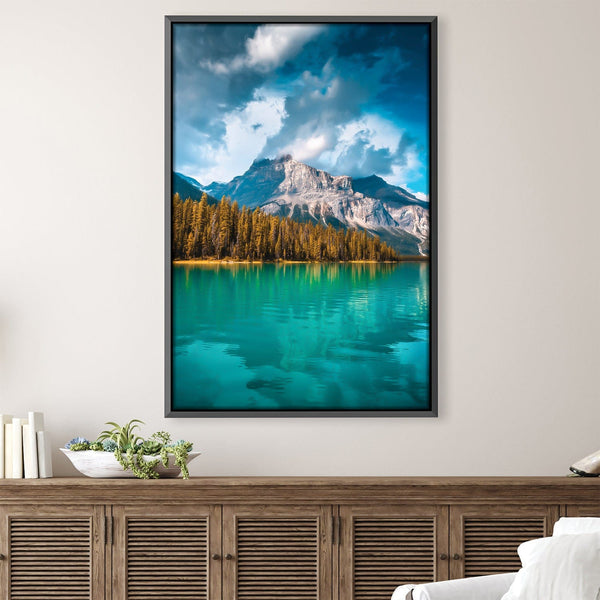 Ripples of Color Canvas Art 30 x 45cm / Unframed Canvas Print Clock Canvas