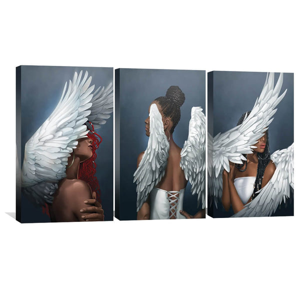 Rising Angels Canvas Art Clock Canvas