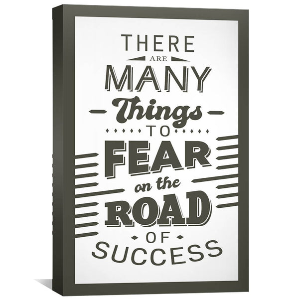 Road of Success Canvas Art Clock Canvas