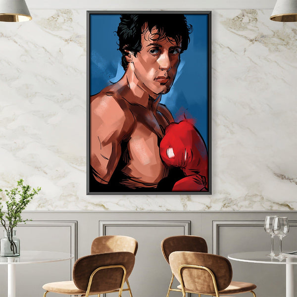 Rocky 1 Canvas Art 30 x 45cm / Unframed Canvas Print Clock Canvas