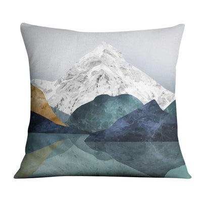 Rocky Mountain B Cushion Cushion Cushion Square Clock Canvas