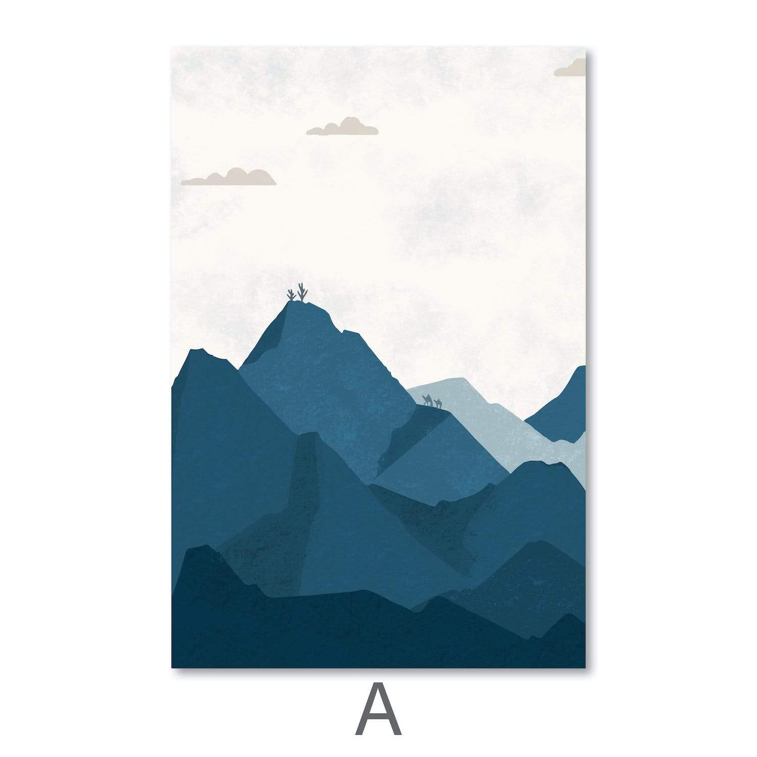 Rolling Mountains Canvas – ClockCanvas