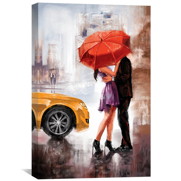 Romancing Streets Canvas Art Clock Canvas