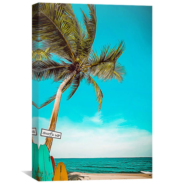 Sandy Vibes Canvas Art 30 x 45cm / Unframed Canvas Print Clock Canvas