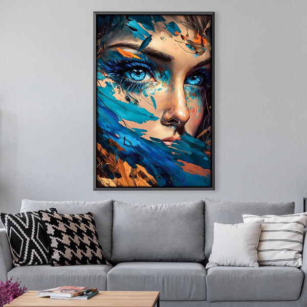 Secret Beauty Canvas Art Clock Canvas