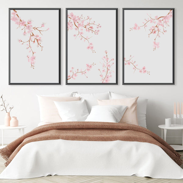 Serenity Blossoms Canvas Art Clock Canvas