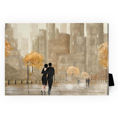 Shaded Strolls Desktop Canvas Desktop Canvas 18 x 13cm Clock Canvas