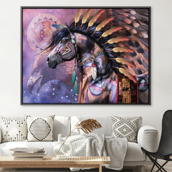 Shaman Canvas Art Clock Canvas