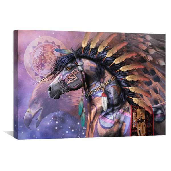 Shaman Canvas Art 45 x 30cm / Unframed Canvas Print Clock Canvas