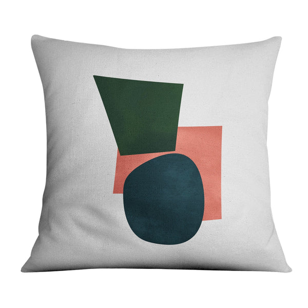 Shapes of Abstract A Cushion Cushion 45 x 45cm Clock Canvas