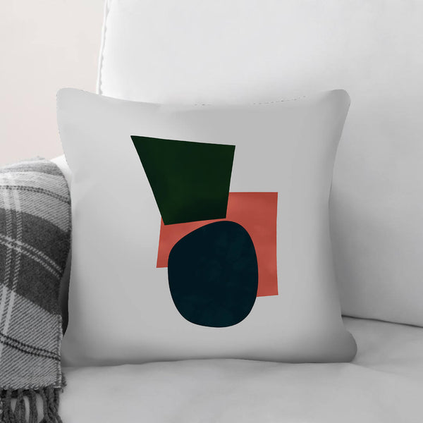 Shapes of Abstract A Cushion Cushion 45 x 45cm Clock Canvas