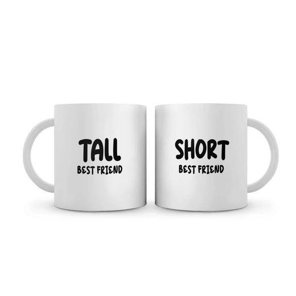 Short Best Friend Mug Mug Clock Canvas