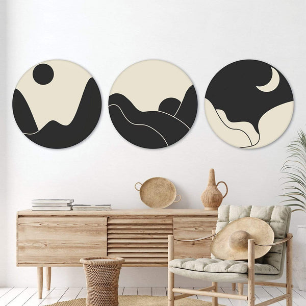 Sky Cycle Canvas - Circle Art Clock Canvas