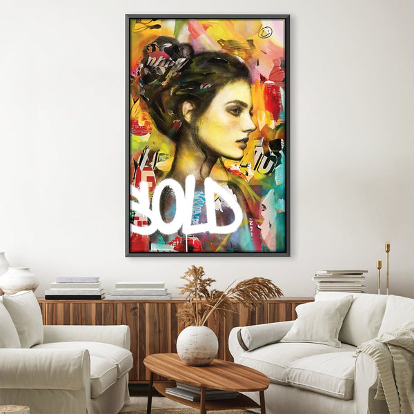 Sold Canvas Art Clock Canvas