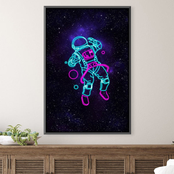 Space Party Canvas Art Clock Canvas