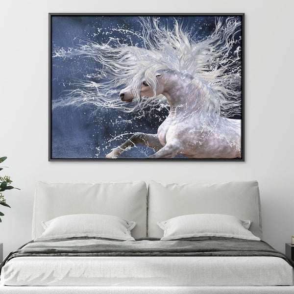 Splash Canvas Art Clock Canvas