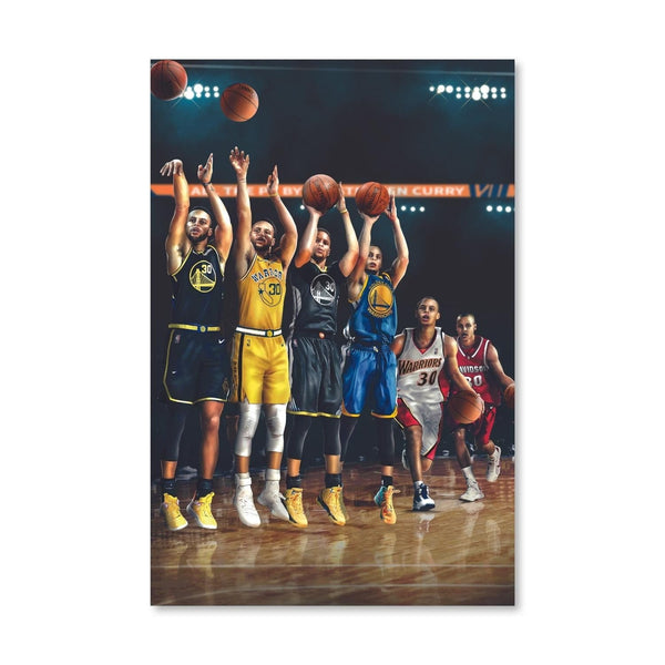 Steph Evolution Canvas Art Clock Canvas