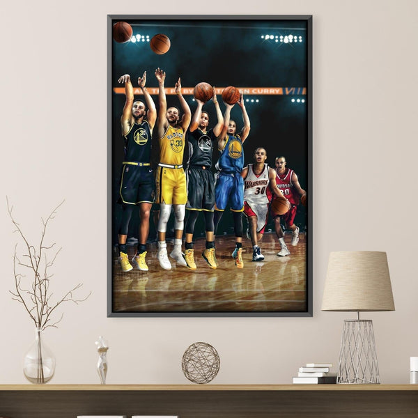 Steph Evolution Canvas Art Clock Canvas