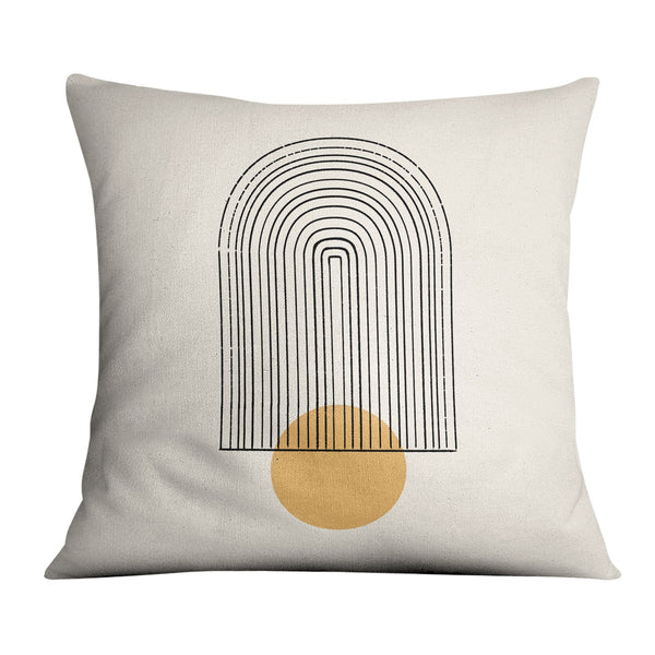 Sunny Minimalism Cushion Cushion 45 x 45cm Clock Canvas