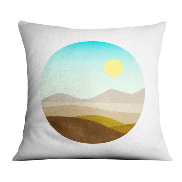 Sunny Plains A Cushion Cushion 45 x 45cm Clock Canvas