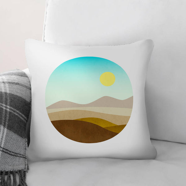 Sunny Plains A Cushion Cushion 45 x 45cm Clock Canvas