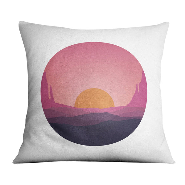 Sunny Plains B Cushion Cushion 45 x 45cm Clock Canvas