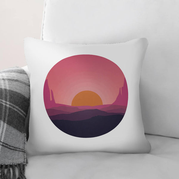 Sunny Plains B Cushion Cushion 45 x 45cm Clock Canvas