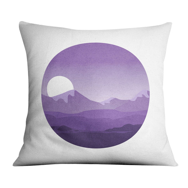 Sunny Plains C Cushion Cushion 45 x 45cm Clock Canvas