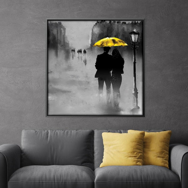 Sunshine In The Rain Canvas Art Clock Canvas