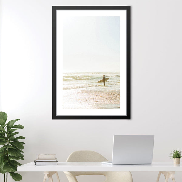 Surfer Paradise Print Art Clock Canvas