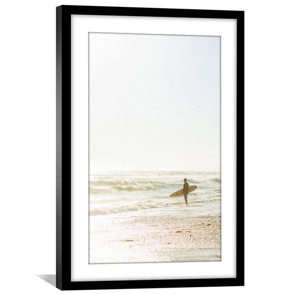 Surfer Paradise Print Art Clock Canvas