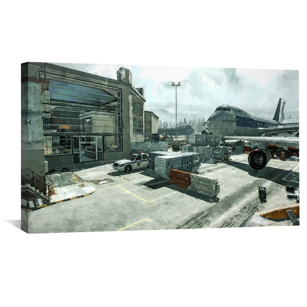 Terminal Canvas Art Clock Canvas