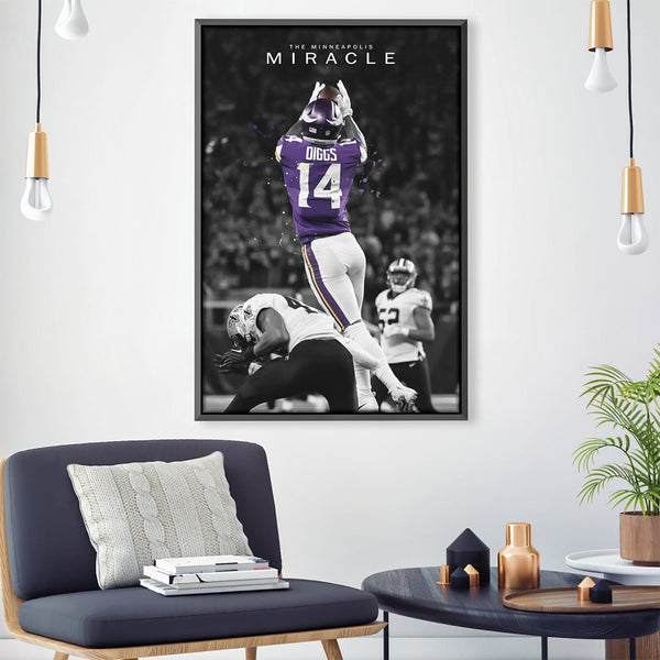 The Minneapolis Miracle Canvas Art Clock Canvas