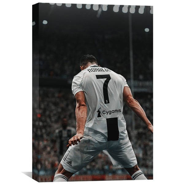 The Ronaldo Goal Canvas Art Clock Canvas